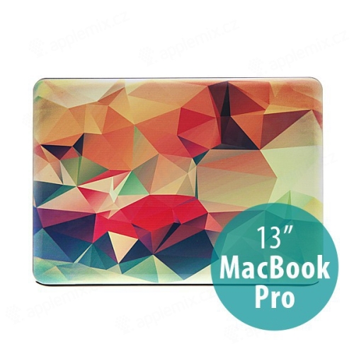 Obal pro Apple MacBook Pro 13 A1278 plastový - 3D tvary