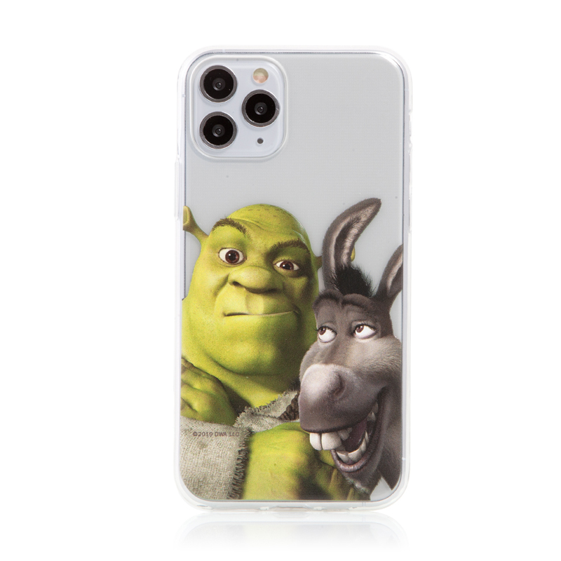 Kryt DREAMWORKS Shrek pro Apple iPhone 11 Pro - gumový - Shrek s oslíkem; DWPCSHREK1058