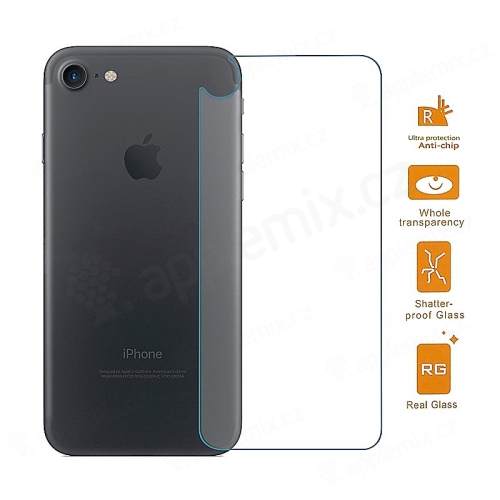 Tvrdené sklo pre Apple iPhone 7 Jet Black / 8 / SE (2020) / SE (2022) - zadné - 0,3 mm
