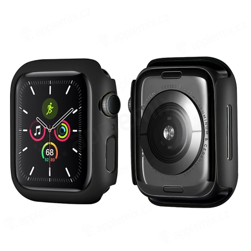Kryt / rámček pre Apple Watch 45 mm Series 7 - plastový - čierny