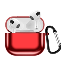 Pouzdro pro Apple AirPods 3 - karabina - gumové - červené