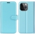 Puzdro pre Apple iPhone 15 Pro - stojan - umelá koža - modré