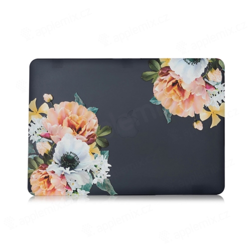 Kryt pre Apple MacBook Air / Air M1 (2018-2021) 13" (A1932, A2179, A2337) - plast - kvety
