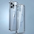 Kryt pre Apple iPhone 13 Pro - podpora MagSafe - pokovovaný - plast/guma - modrý