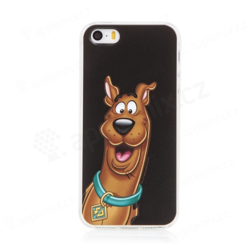 Kryt Scooby Doo pre Apple iPhone 5 / 5S / SE - gumový - čierny