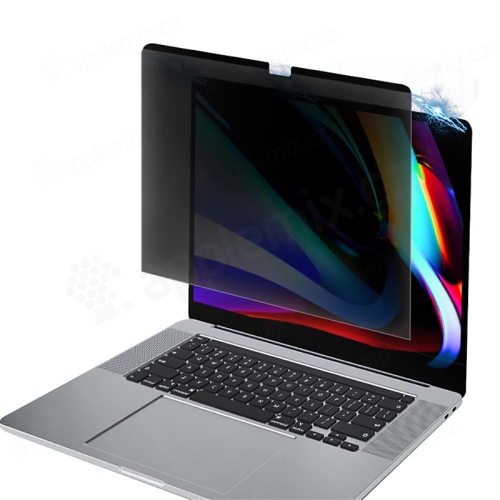 Ochranná bezpečnostní fólie pro Apple MacBook Pro 16" (2019) A2141 - privacy provedení - magnetická - černá