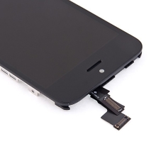 LCD panel + dotykové sklo (touch screen digitizér) pro Apple iPhone 5C - černý - kvalita A+