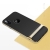 Kryt ROCK Royce pro Apple iPhone X - gumový / plastový - černý / zlatý rámeček