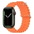 Řemínek pro Apple Watch 42mm / 41mm / 40mm / 38mm - oceánský - silikonový - oranžový