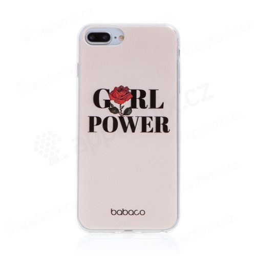 BABACO kryt pre Apple iPhone 7 Plus / 8 Plus - gumový - GIRL POWER