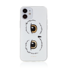 Kryt Harry Potter pro Apple iPhone 12 mini - gumový - oči sovy Hedviky - průhledný