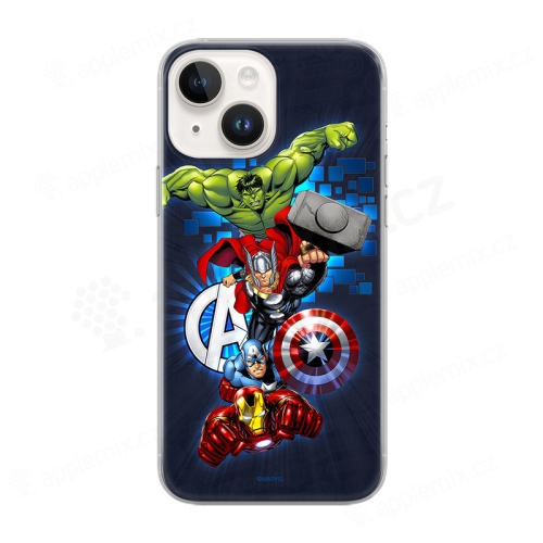 Kryt MARVEL pro Apple iPhone 14 - Avengers - gumový