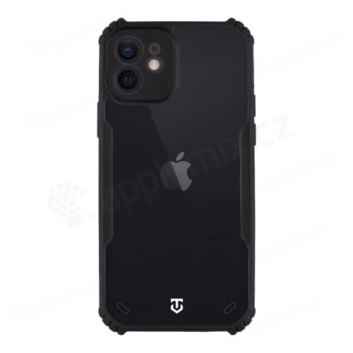 TACTICAl Quantum Stealth Cover pre Apple iPhone 12 - Odolný - Plast / guma - Transparentný / čierny