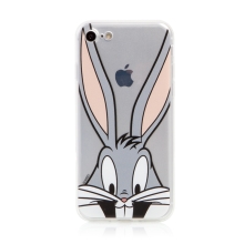 Kryt králík Bugs pro Apple iPhone 7 / 8 / SE (2020) / SE (2022) - gumový - průhledný