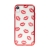 Kryt BABACO pre Apple iPhone Xr - gumový - priehľadný - červený - bezé