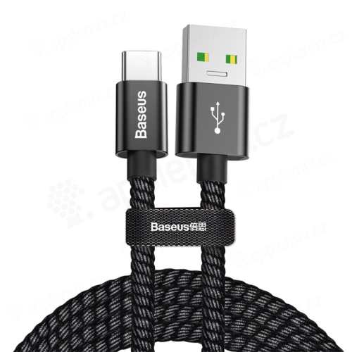 Synchronizační a nabíjecí kabel BASEUS USB-C - USB 3.0 - tkanička - 1m