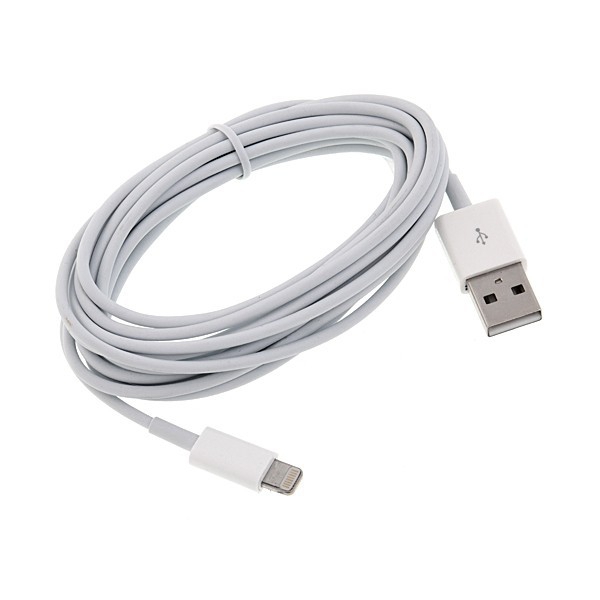 Synchronizační a nabíjecí kabel Lightning pro Apple iPhone / iPad / iPod - bílý - 3m