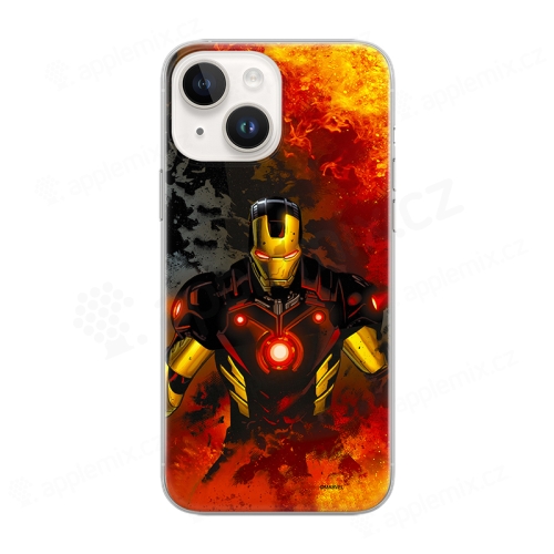 Kryt MARVEL pre Apple iPhone 14 Plus - Iron Man - gumový