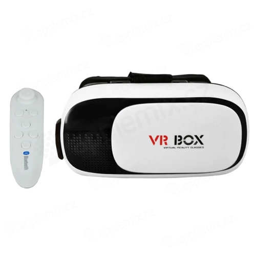 3D virtuálne VR okuliare pre Apple iPhone a iné telefóny - čierne