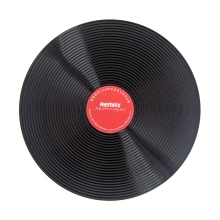 Bezdrátová nabíječka / Qi nabíjecí podložka REMAX RP-W23 - vzhled vinylové LP desky - 20W -černá