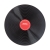 Bezdrátová nabíječka / Qi nabíjecí podložka REMAX RP-W23 - vzhled vinylové LP desky - 20W -černá