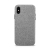 Kryt XOOMZ pre Apple iPhone X - plastový / látkový - svetlo šedý
