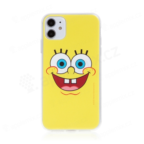 Kryt Sponge Bob pro Apple iPhone 11 - gumový - vysmátý Sponge Bob