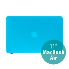 Tenký ochranný plastový obal pro Apple MacBook Air 11.6 - matný - modrý
