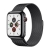 Remienok pre Apple Watch 41 mm / 40 mm / 38 mm - magnetický - nerezová oceľ - čierny