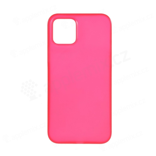Kryt pre Apple iPhone 12 - Ultratenký - Plastový - Ružový