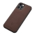 Kryt SULADA pro Apple iPhone 12 / 12 Pro - podpora MagSafe - umělá kůže - hnědý