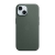 Originálny kryt pre Apple iPhone 15 - MagSafe - Jemne tkaná syntetická koža - zelený