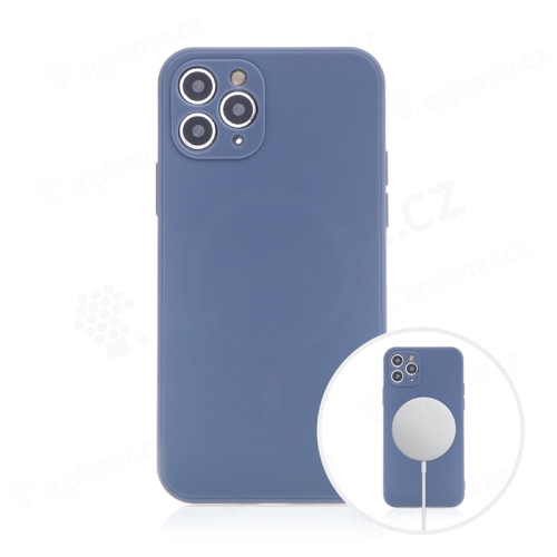 Kryt pro Apple iPhone 11 Pro - MagSafe magnety - silikonový - levandulově modrý