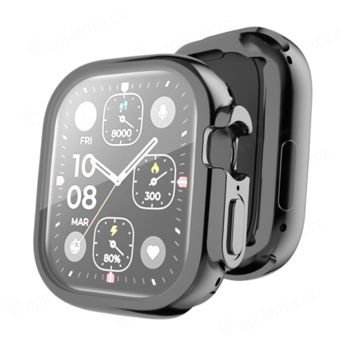 Kryt / obal ENKAY pro Apple Watch Ultra / Ultra 2 49mm + ochrana displeje - gumový - černý