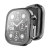 Kryt / puzdro ENKAY pre Apple Watch Ultra 49 mm + ochrana displeja - gumové - čierne