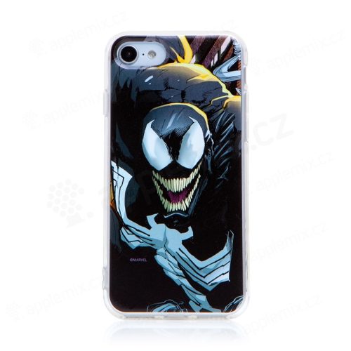 Kryt MARVEL pro Apple iPhone 7 / 8 / SE (2020) / SE (2022) - Venom - gumový - černý