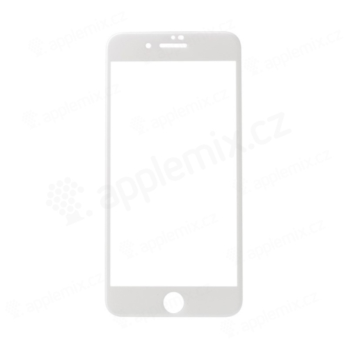 Tvrzené sklo (Tempered Glass) RURIHAI 4D pro Apple iPhone 7 / 8 - bílý rámeček - 3D hrana - 0,33mm