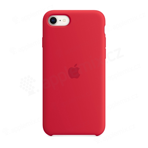 Originálny kryt pre Apple iPhone 7 / 8 / SE (2020) / SE (2022) - silikónový - červený