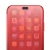 Pouzdro BASEUS pro Apple iPhone Xs Max - průsvitné - plastové / gumové - červené
