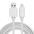 Synchronizační a nabíjecí kabel - Lightning pro Apple zařízení - tkanička - kovové koncovky - stříbrný - 2m
