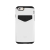 Kryt Mercury pro Apple iPhone 6 Plus / 6S Plus - plasto-gumový - prostor pro umístění platební karty - bílý