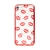 Kryt BABACO pre Apple iPhone 7 / 8 / SE (2020) / SE (2022) - gumový - priehľadný - červený - puff