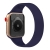 Remienok pre Apple Watch 41 mm / 40 mm / 38 mm - bez zapínania - silikónový - veľkosť L - modrý