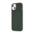 Kryt pro Apple iPhone 14 - silikonový - podpora MagSafe - khaki zelený