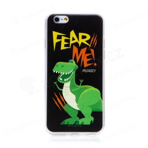 DISNEY kryt pre Apple iPhone 6 / 6S - Toy Story - Dinosaurus Rex - gumový - čierny
