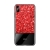 Kryt JOYROOM pro Apple iPhone Xs Max - flitry / třpytky - guma / sklo - červený