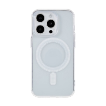 Kryt pro Apple iPhone 14 Pro - podpora MagSafe - plastový / gumový - průhledný