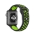 Řemínek pro Apple Watch 42mm / 41mm / 40mm / 38mm - silikonový - černý / zelený - (S/M)