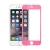Odolné tvrzené sklo (Tempered Glass) na přední část Apple iPhone 6 / 6S (tl. 0.3mm) - růžový rámeček