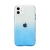 Kryt pro Apple iPhone 11 - gumový - průhledný / modrý